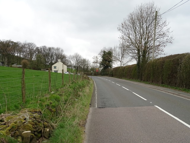 Glossop Road (A626) towards Marple