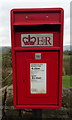 Close up, Elizabeth II postbox on Marple Road, Chisworth