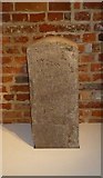 SZ0090 : Old Boundary Marker in Poole Museum by Milestone Society