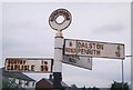 Direction Sign - Signpost on the B6263 in Cumwhinton