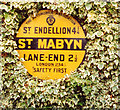 Old AA Sign on the St Mabyn Inn