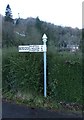 Old Direction Sign - Signpost by the B3222, Bridge Street, Dulverton