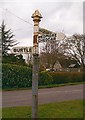 Direction Sign - Signpost on the B3139 Mark Causeway