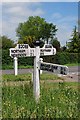 Old Direction Sign - Signpost by the B2088, Main Street, beckley