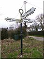 Old Direction Sign - Signpost by Bere Road, Winterborne Kingston