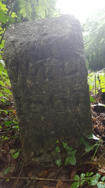 Old Boundary Marker by the B3179, Lympstone Common