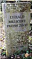 SU1085 : Old Other Stone by Tewkesbury Way, Lydiard Millicent by Milestone Society