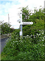 Old Direction Sign - Signpost by Broadway, Edington