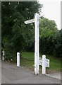 Old Direction Sign - Signpost by Red Post Hill, North Dulwich