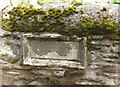 Old Commemorative Marker on Parkwood Road, Tavistock