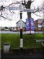 Old Direction Sign - Signpost by the A338, Lymington Road, Highcliffe