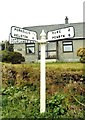 Old Direction Sign - Signpost in Penmarth village