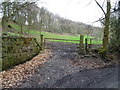 Field entrance off Woolley Lane