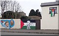 Pro-Palestine murals in Catherine Street, Newry