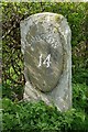 Old milemarker by the Lancaster Canal, Claughton