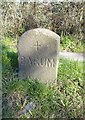 Old Milestone by the A361, Exeter Road, Wrafton