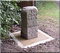 Old Milestone by the B3193, Rixey Park Corner,