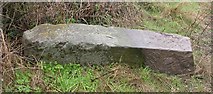 SO8022 : Old Milestone by the A417, Overton by M Faherty