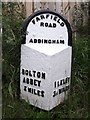 Old Milestone by the B6160, Bolton Road, Addingham