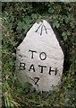 Old Milestone by the A4175, Barry Road, Oldland Common