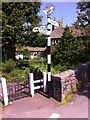 Old Direction Sign - Signpost by Gisburn Road, Bolton-by-Bowland