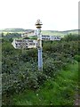 Old Direction Sign - Signpost by the A396, Cowbridge