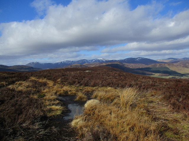 Moorland near Dalnacarn Craig