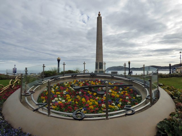 Floral Clock by the War Memorial