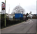 Warning sign - level crossing, Station Lane, Paignton