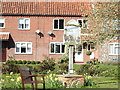 North Creake village sign on Church Street