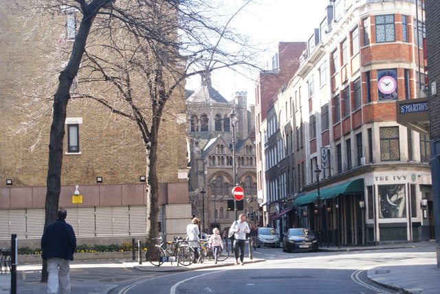 View of the Welsh Chapel on Charing Cross Road from West Street