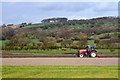 Ploughing near Crank