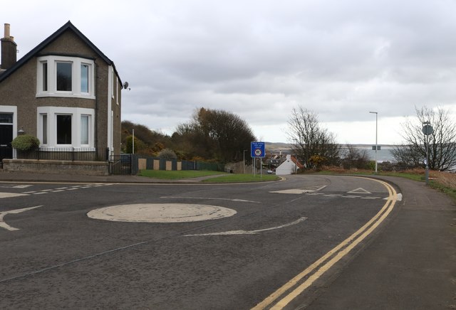 Roundabout in Lundin Links