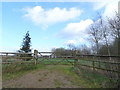 Field entrance off Cycle Route 455