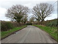 Minor road towards Alkington