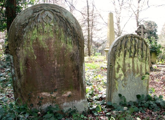19th century gravestones