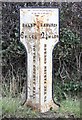 Old Milepost by the B5067, Walford Heath, Pimhill parish