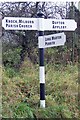 Old Direction Sign - Signpost north of Dufton