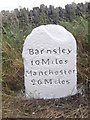 Old Milestone by the A628, Manchester Road, Penistone parish