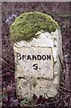 Old Milestone by the B1112, Warren House, Methwold