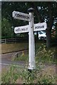 Direction Sign - Signpost at Grove Hill, Hellingly parish