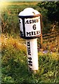 Old Milepost by the A523, near Broadhurst, Waterhouses parish