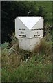 Old Milepost by the A49, Bridleway Gate