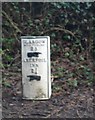 NS5398 : Old Milepost by the A81, Gartartan, Port of Menteith parish by Milestone Society