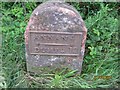 Old Milestone by the A75, Kelhead Moss Plantation,