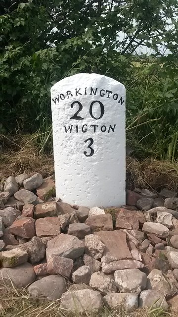 Old Milestone near Parkgate