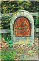 Old Milestone by the B5102, Minera Road, Llanfynydd parish