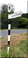 Direction Sign - Signpost, junction of Silkstead Lane and Poles Lane