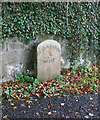 Old Milestone by former A30, South Tawton parish