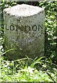 Old Milestone by the former A31, Bentley parish